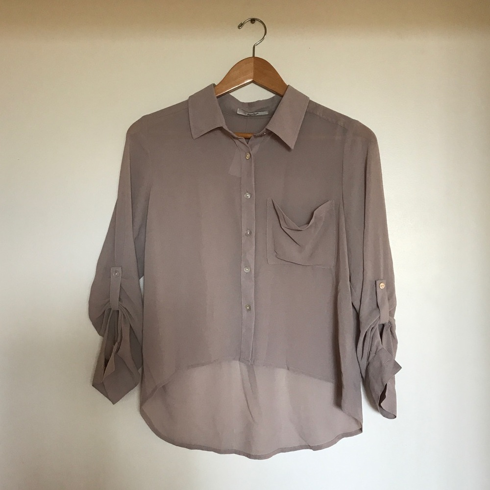 Cream colored blouse